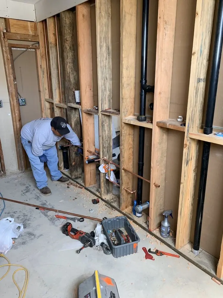 Commercial rough-in plumbing for Trenchless Sewer Repair in Augusta Village